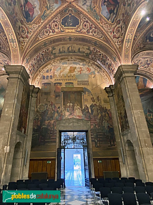 Barcelona - Palau de la Generalitat. Saló Sant Jordi