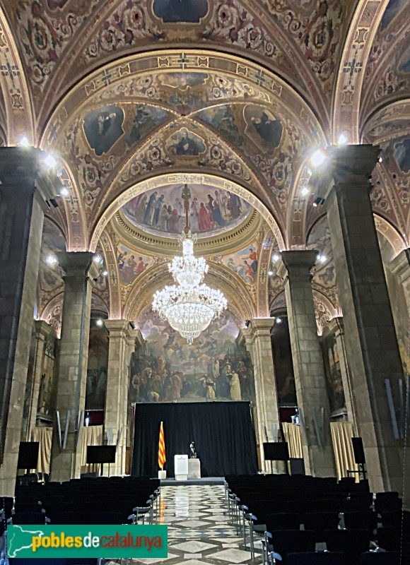 Barcelona - Palau de la Generalitat. Saló Sant Jordi