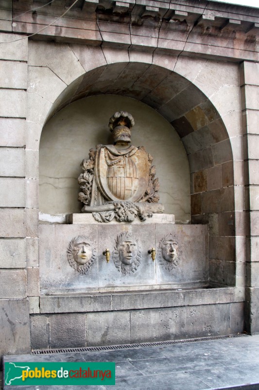 Barcelona - Font del Pla de la Boqueria