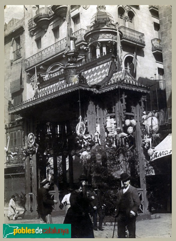 Barcelona - Casa Taberner, foto antiga