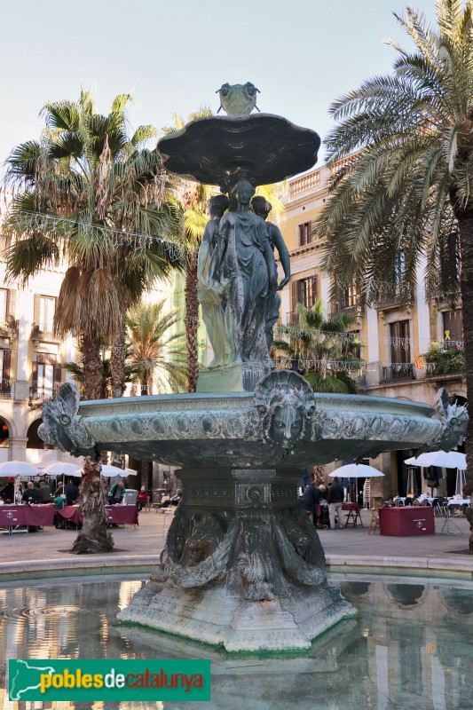 Barcelona - Font de les Tres Gràcies (Foto: Albert Esteves, 2019) Barcelona - Font de les Tres Gràcies