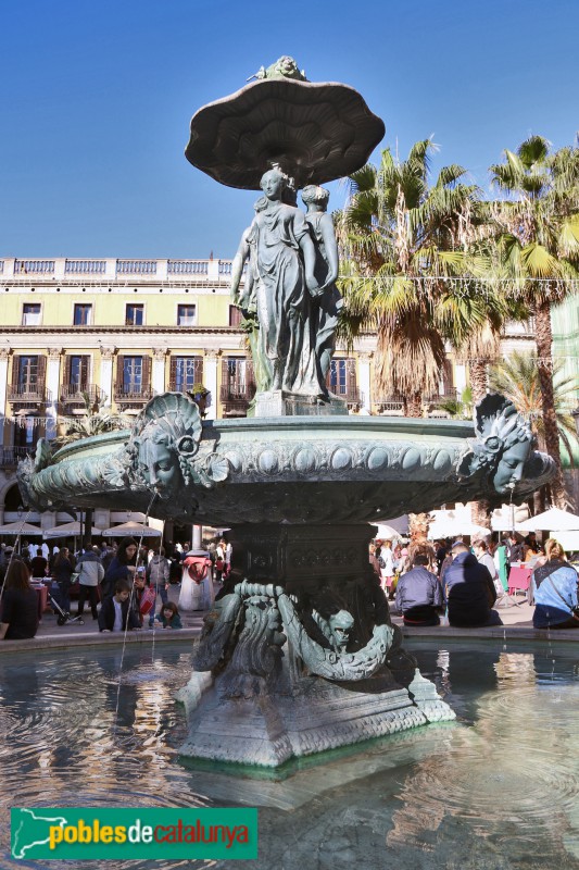 Barcelona - Font de les Tres Gràcies (Foto: Albert Esteves, 2019) Barcelona - Font de les Tres Gràcies