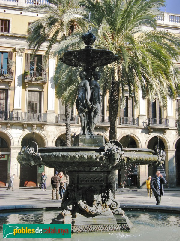 Barcelona - Font de les Tres Gràcies (Foto: Albert Esteves, 2007) Barcelona - Font de les Tres Gràcies