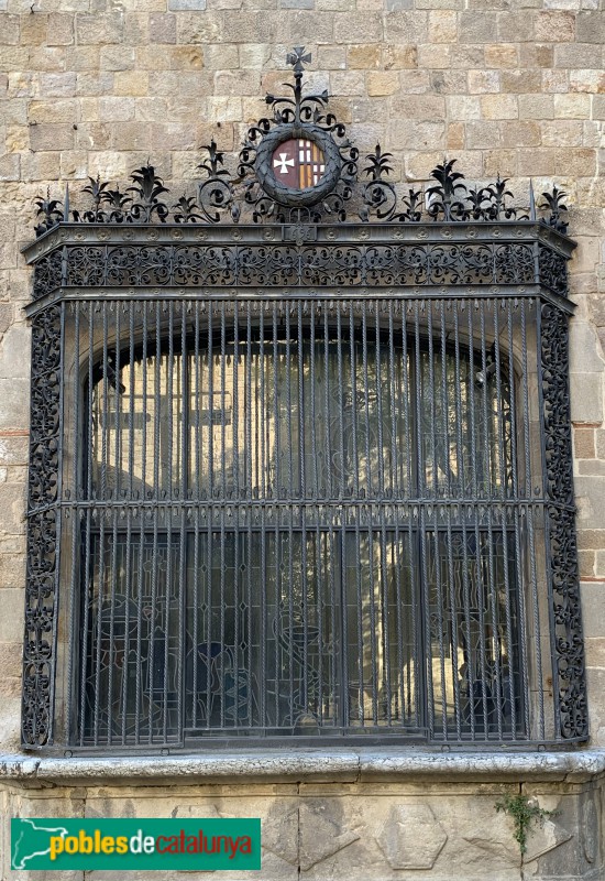 Barcelona - Hospital de la Santa Creu. Reixa de la Farmàcia