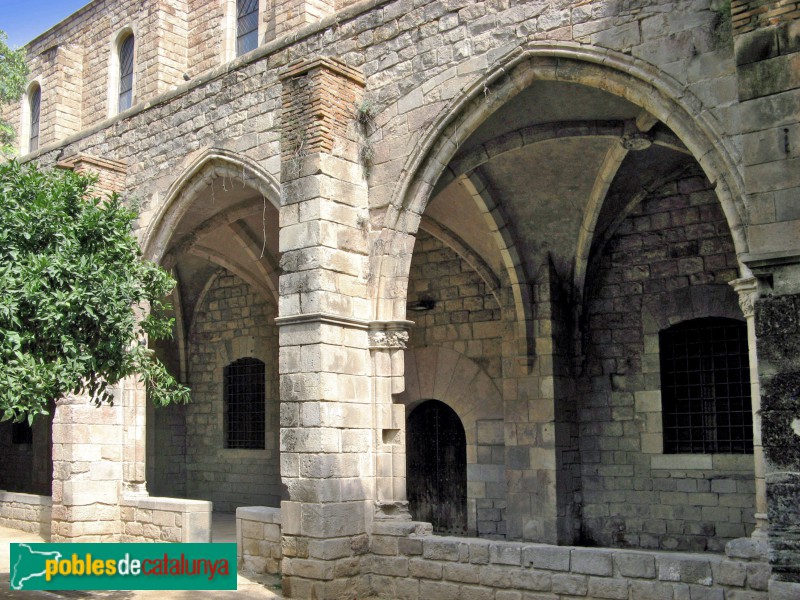 Barcelona - Hospital de la Santa Creu. Claustre