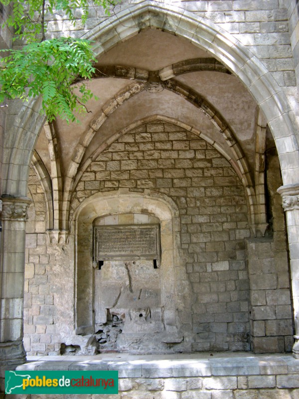 Barcelona - Hospital de la Santa Creu. Claustre