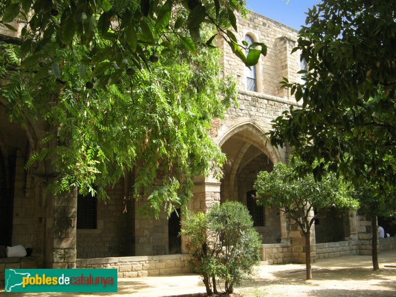 Barcelona - Hospital de la Santa Creu. Claustre