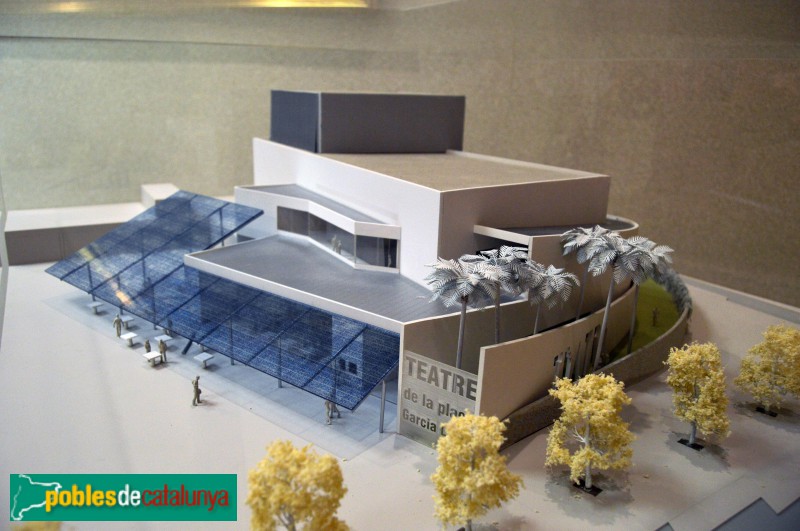 Sant Andreu de la Barca - Teatre Núria Espert, maqueta exposada a l'Ajuntament