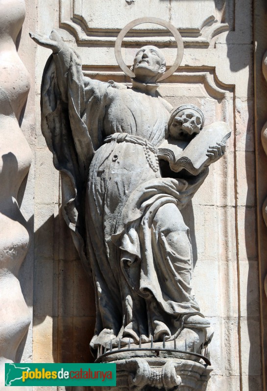 Barcelona - Església de Betlem. Sant Francesc de Borja