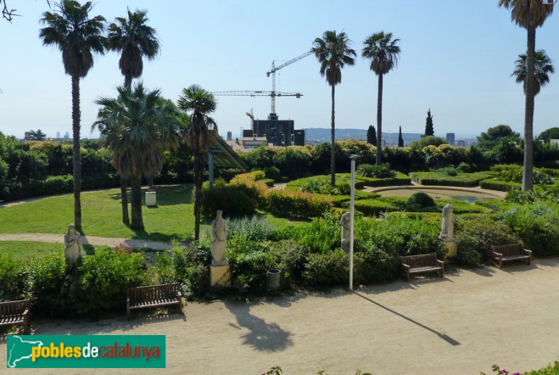 Vista dels jardins