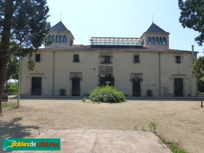 Palau dels Marquesos de Sentmenat. Façana Ponent