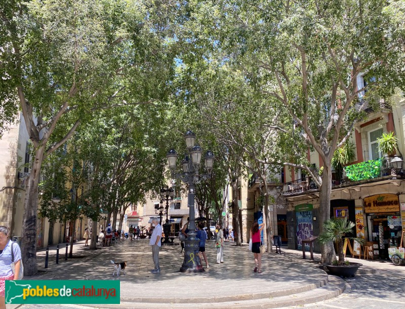 Barcelona - Plaça de Sant Agustí Vell (Foto: Albert Esteves, 2020) Barcelona - Plaça de Sant Agustí Vell