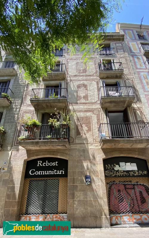 Barcelona - Carrer Carders, 41 (Foto: Albert Esteves, 2020) Barcelona - Carrer Carders, 41
