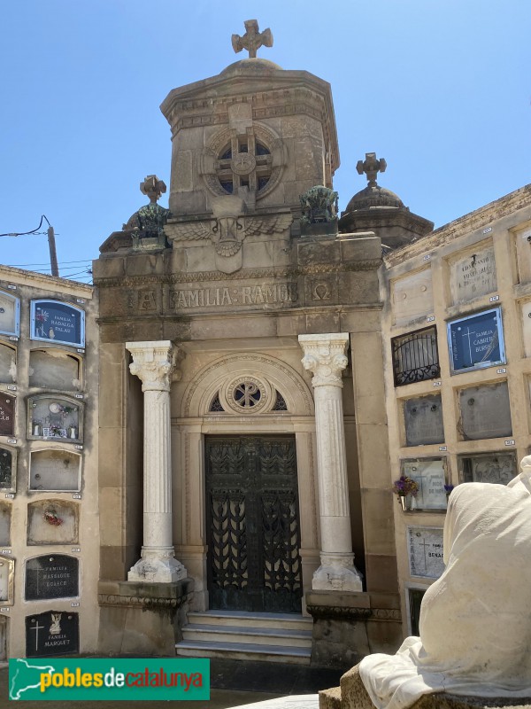 Barcelona - Cementiri de Sant Gervasi. Panteó Ramos