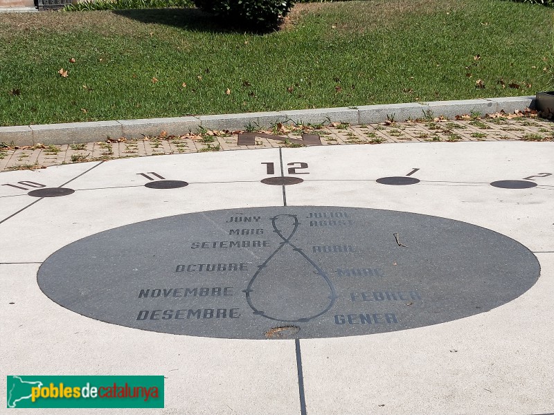 Rellotge de sol de la plaça Reina Maria Cristina