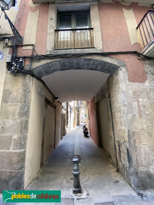 Barcelona - Volta d'en Colomines. Carrer de la Bòria