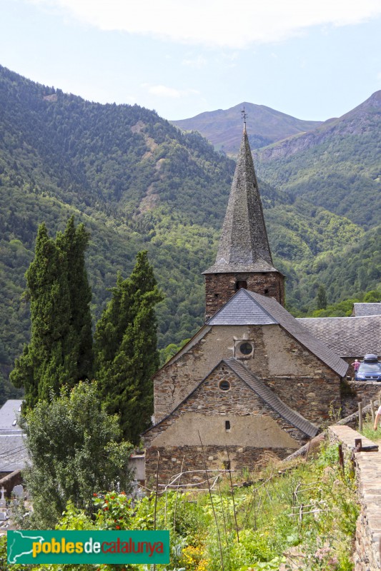 Bausen - Església de Sant Pere ad Vincula (Foto: Albert Esteves, 2020) Bausen - Església de Sant Pere ad Vincula