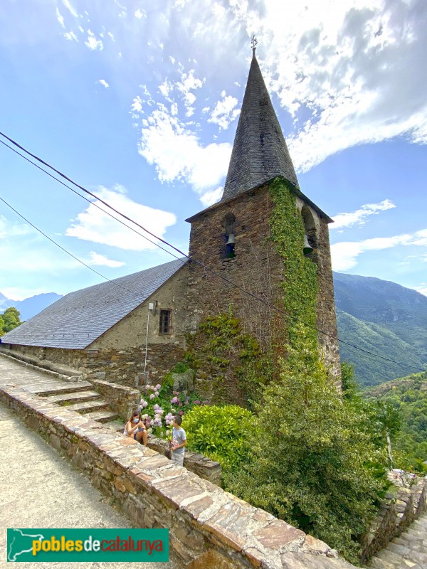 Bausen - Església de Sant Pere ad Vincula (Foto: Albert Esteves, 2020) Bausen - Església de Sant Pere ad Vincula