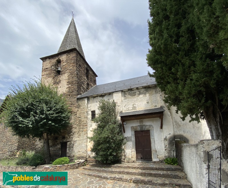 Bausen - Església de Sant Pere ad Vincula (Foto: Albert Esteves, 2020) Bausen - Església de Sant Pere ad Vincula