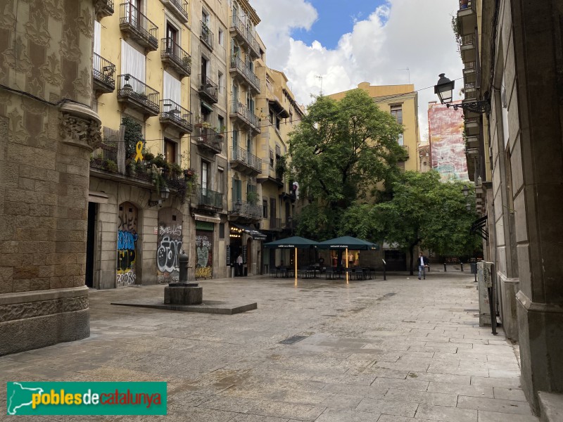 Barcelona - Plaça de les Olles (Foto: Rafa Salvo, 2020) Barcelona - Plaça de les Olles