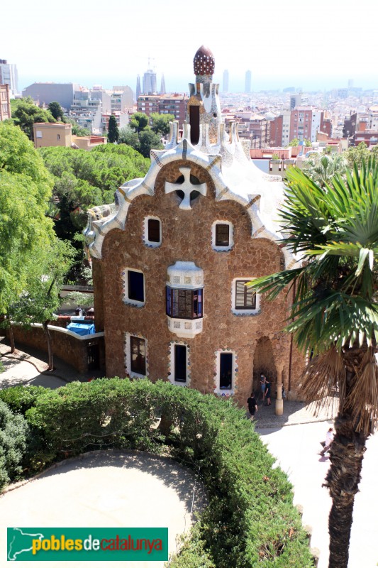 Barcelona - Park Güell. Casa del guarda (Foto: Albert Esteves, 2020) Barcelona - Park Güell. Casa del guarda