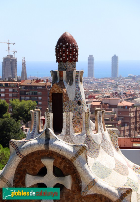 Barcelona - Park Güell. Casa del guarda (Foto: Albert Esteves, 2020) Barcelona - Park Güell. Casa del guarda
