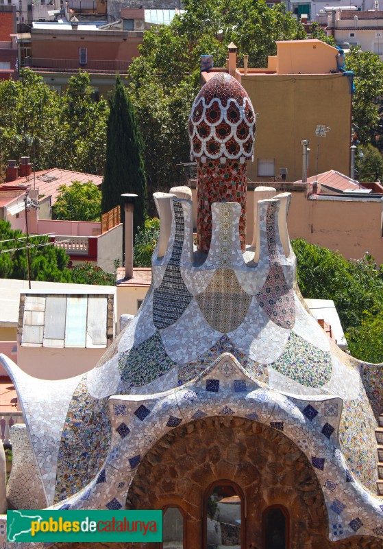 Barcelona - Park Güell. Casa del guarda (Foto: Albert Esteves, 2020) Barcelona - Park Güell. Casa del guarda
