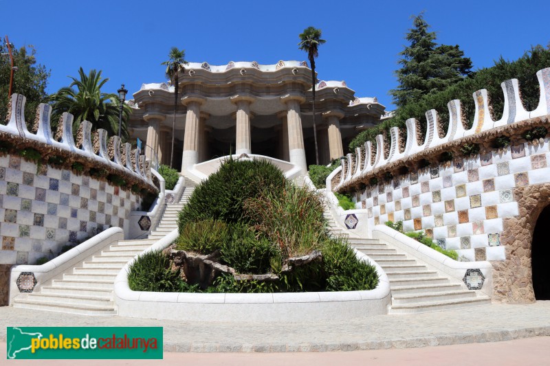 Barcelona - Park Güell, escalinata