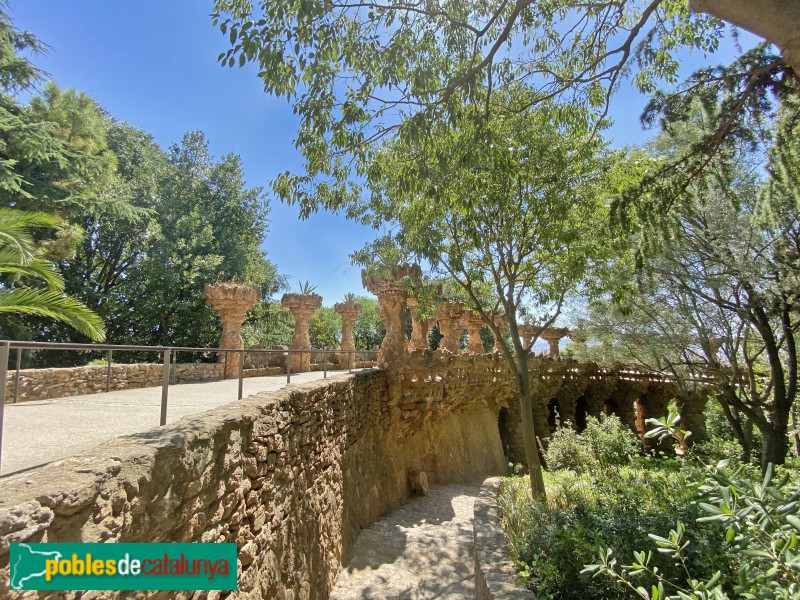 Barcelona - Park Güell. Viaductes i terrasses