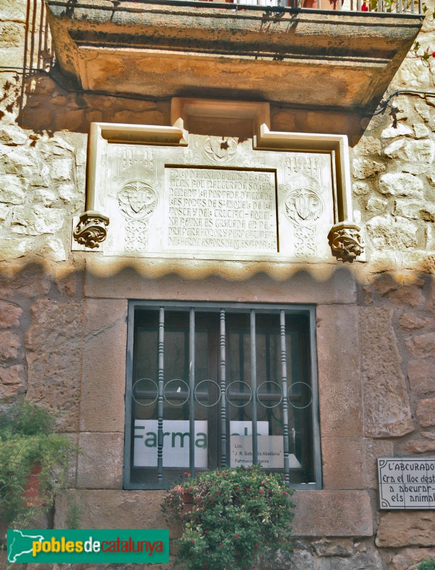 El Vilosell - Llinda commemorativa