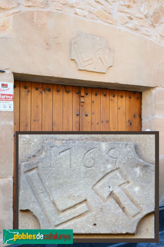 La Pobla de Cérvoles - Portal de 1769