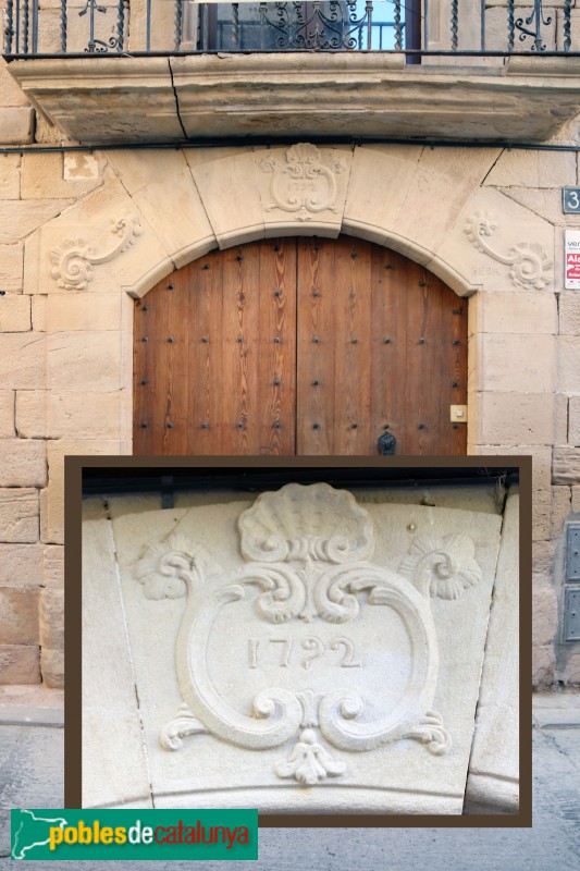 La Pobla de Cérvoles - Portal de 1792