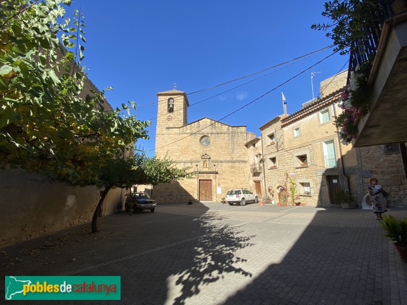 La Pobla de Cérvoles - Plaça de l'Església