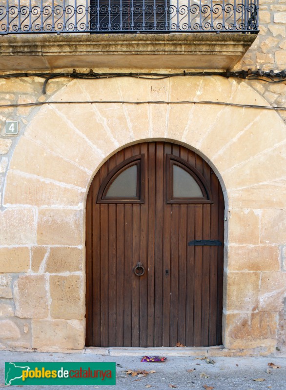 La Pobla de Cérvoles - Portal de 1575