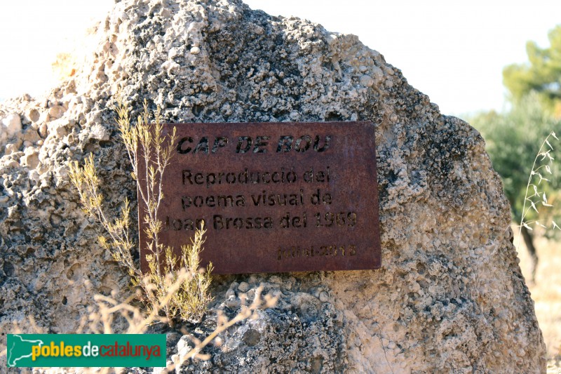 La Pobla de Cérvoles - Cap de Bou (Joan Brossa)