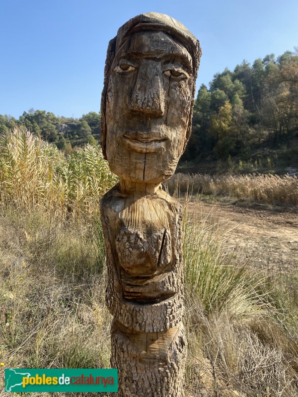 Cervià de les Garrigues - Escultura a la Ruta dels sentits