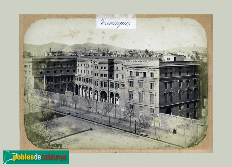 Barcelona - Escola Pia Sant Antoni. 1874. Arxiu Fotogràfic de Barcelona