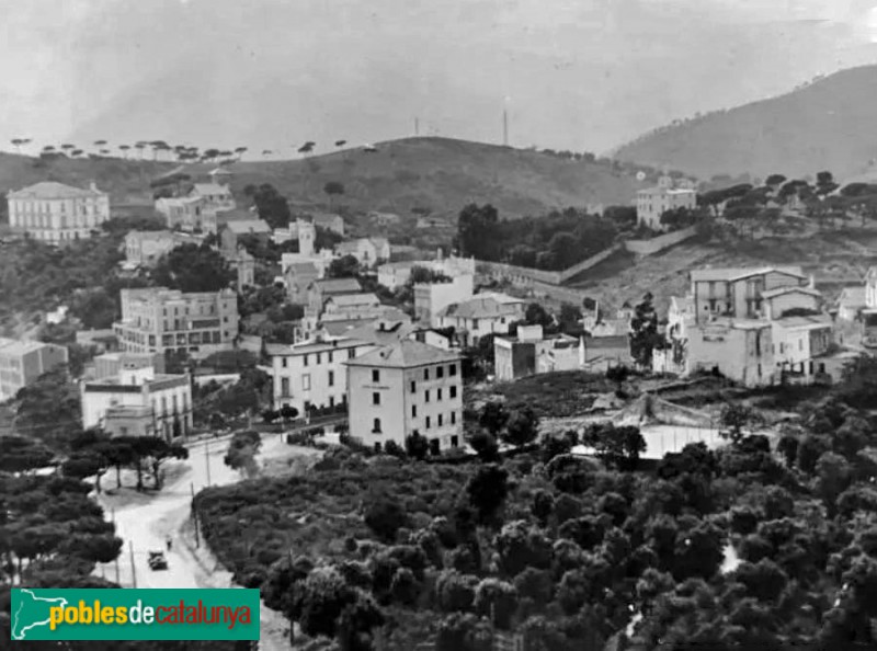 Barcelona - Vallvidrera, foto antiga