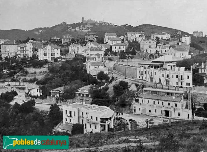 Barcelona - Vallvidrera, foto antiga