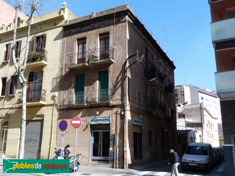 Barcelona - Passatge Sant Pere, 1, abans de la darrera restauració