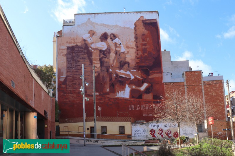 Barcelona - Mural de la Teixonera