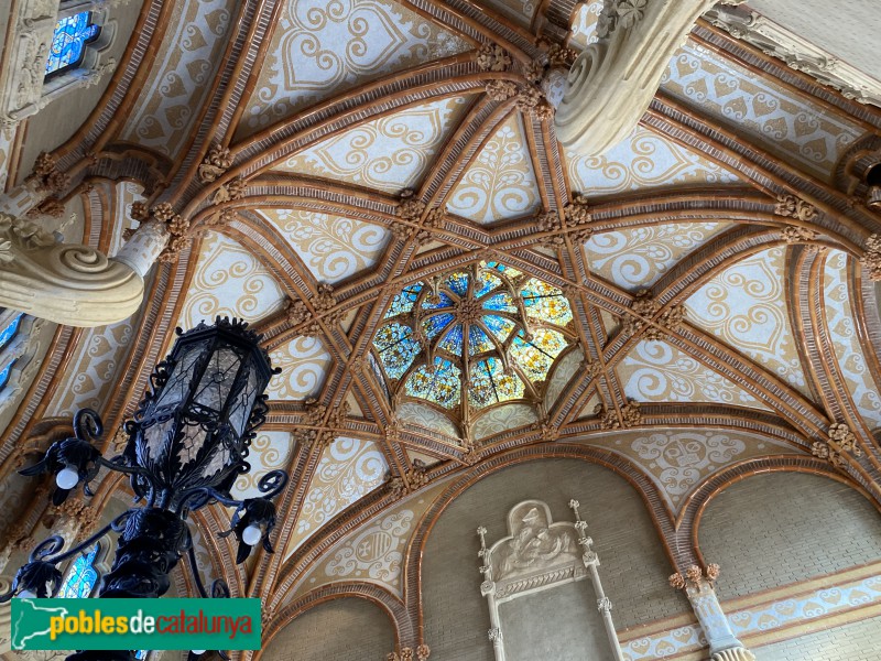 Hospital de Sant Pau - Volta de l'escala d'honor