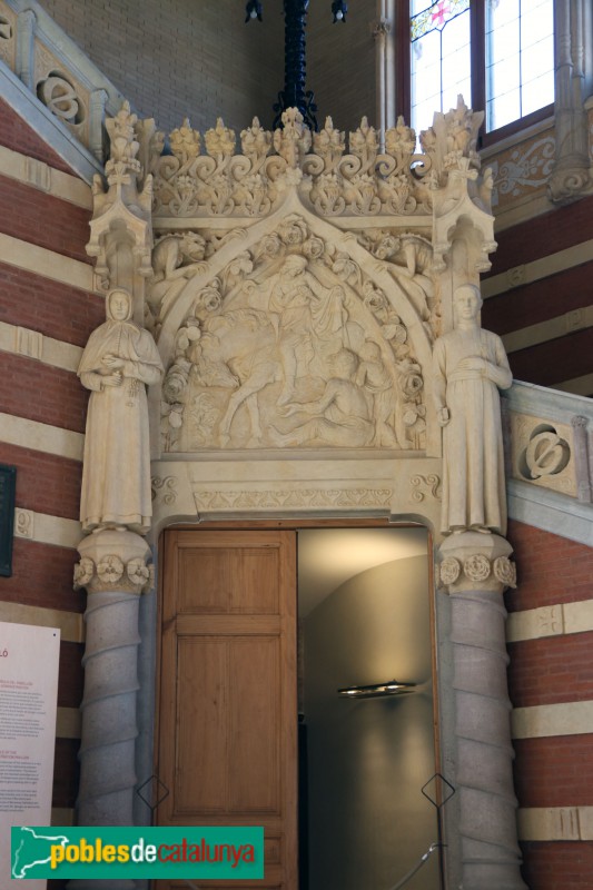 Hospital de Sant Pau - Porta al vestíbul