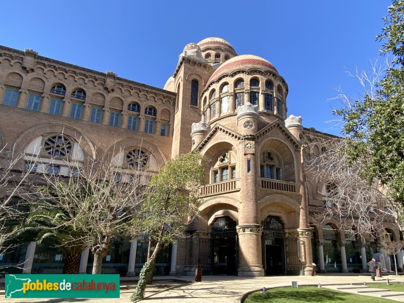 Hospital de Sant Pau - Pavelló de Convalescència. Façana exterior