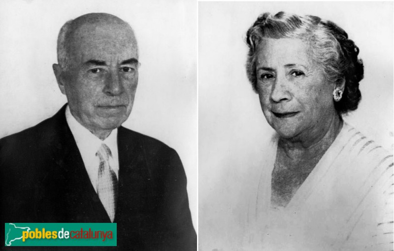 Artur Mundet i Anna Gironella (Foto: <i>Arxiu Municipal del Districte d' Horta-Guinardó </i>) Artur Mundet i Anna Gironella
