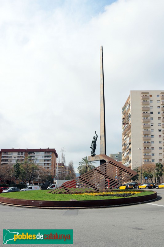 Barcelona - Escultura La República