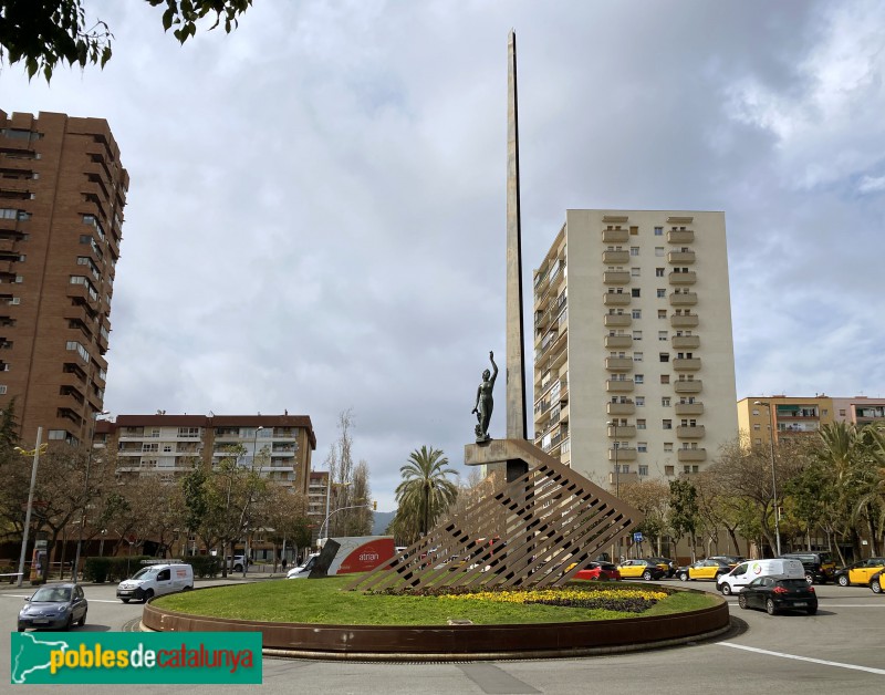 Barcelona - Escultura La República