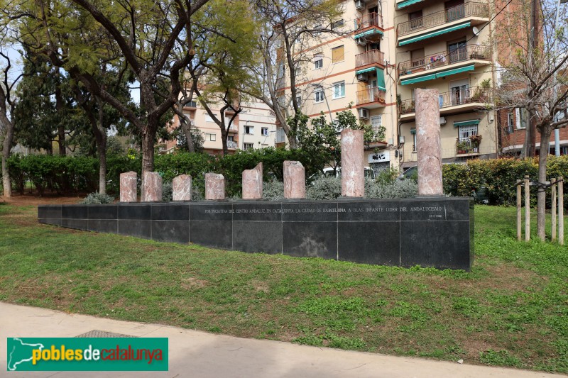 Barcelona - Monument a Blas Infante