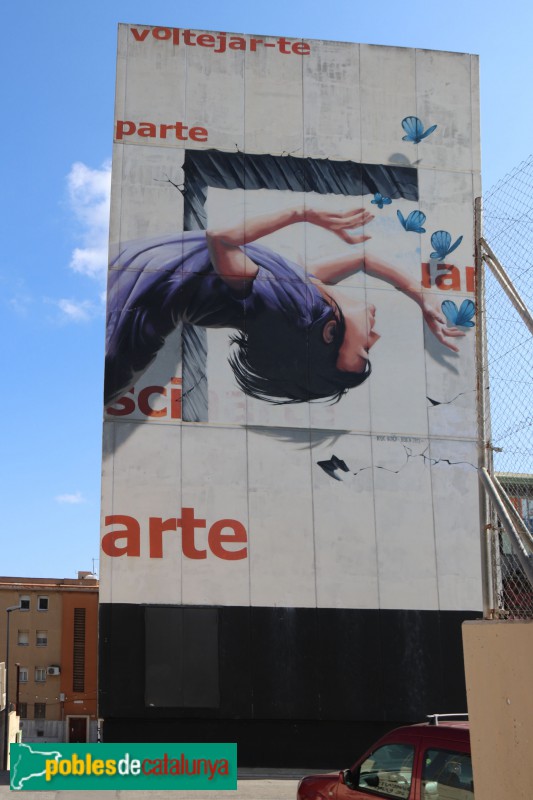 Barcelona  - Ateneu Popular de Nou Barris. Mural