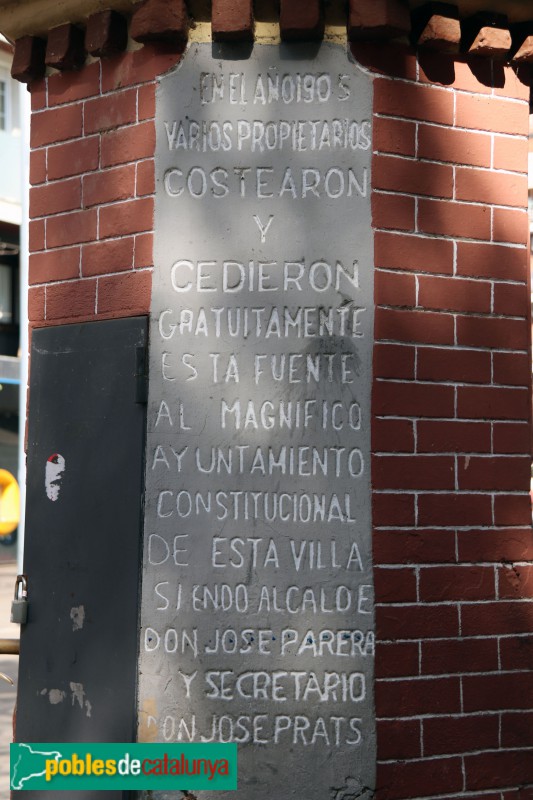 L'Hospitalet de Llobregat - Font de la plaça Espanyola